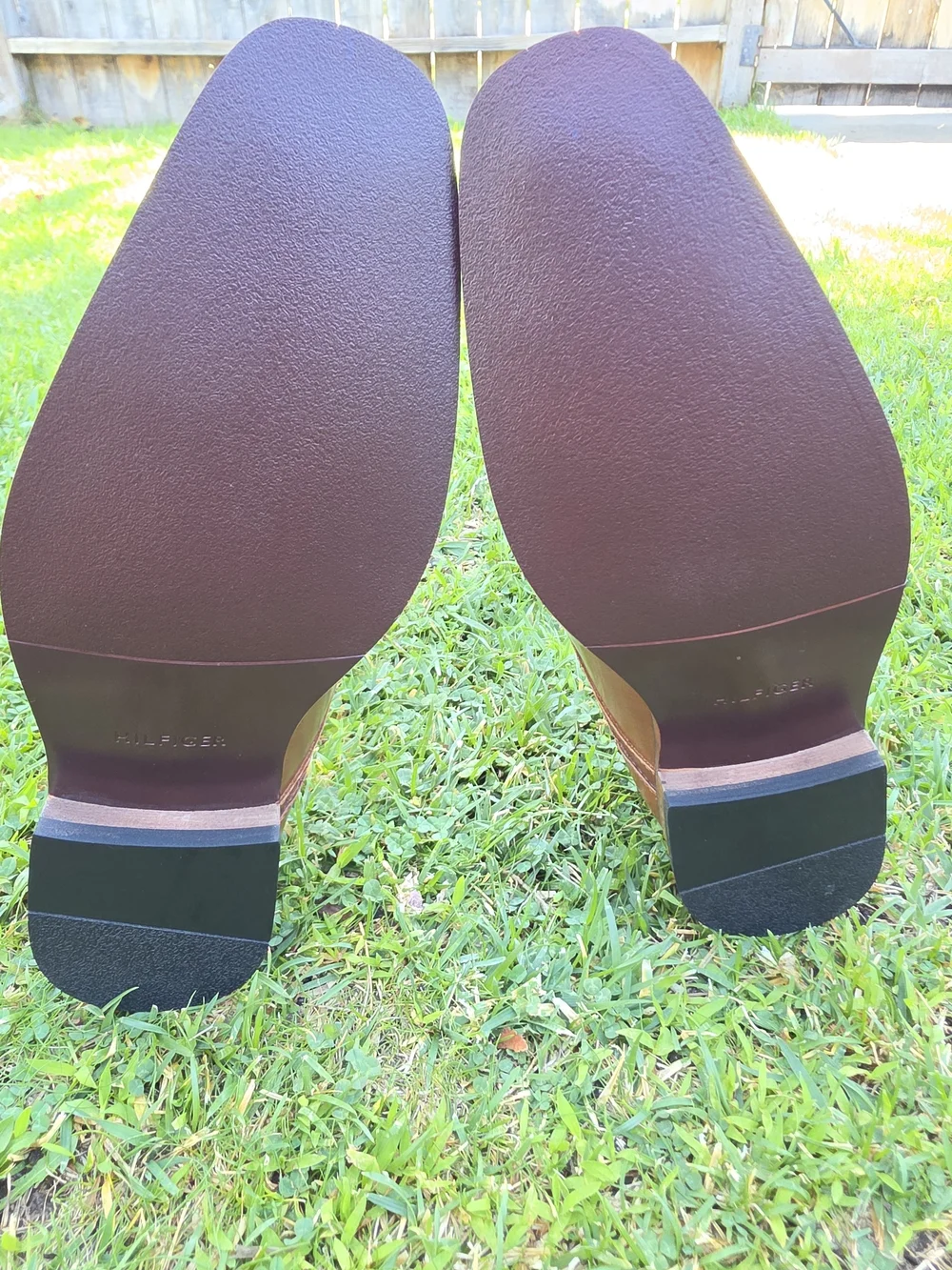 Tommy Hilfiger Brown Leather Derby Shoes